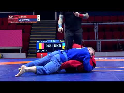 Qual. Men's GP Gi - 84 kg: P. GITLAN (ROU) v. D. KURDINOV (UKR)
