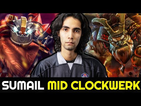 SUMAIL vs GUNNAR with Mid Clockwerk — 17min Scepter & Meteor Hammer 7.27 Dota 2