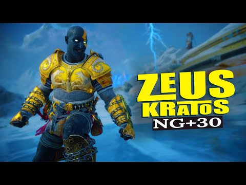 Zeus Kratos vs Main Bosses | NG+30 | God Of War Ragnarok