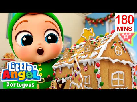 O Natal é o Melhor! | 3 HORAS DE LITTLE ANGEL BRASIL! | Músicas Infantis em Português