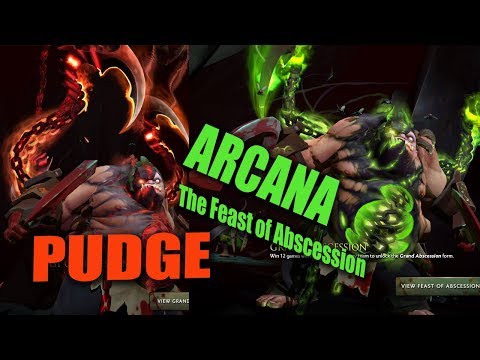 Pudge arcana - The Feast of Abscession  Dota 2