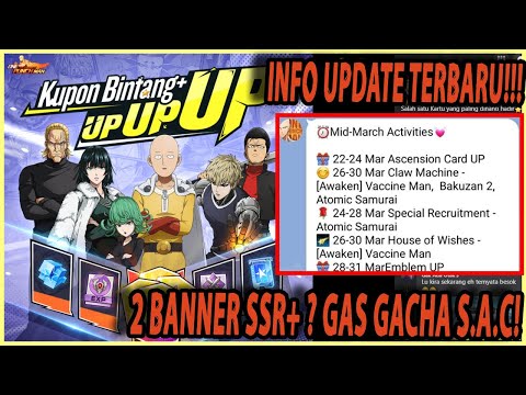 🔥🔥AKHIRNYA 35JUTA BP YVMC! GACHA SAC & BAHAS UPDATE 2 BANNER SSR+ ? - ONE PUNCH MAN The Strongest