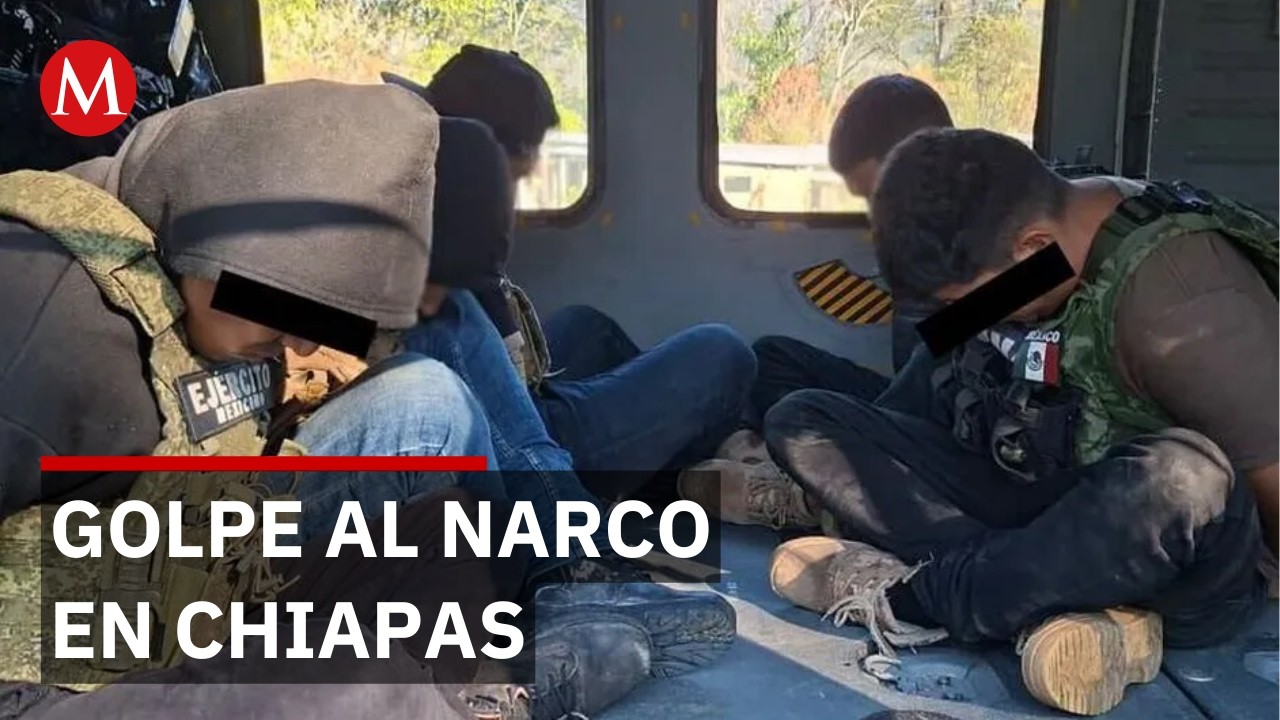 Drug cartel blow: CDS regional leader and CJNG cell arrested in Chiapas