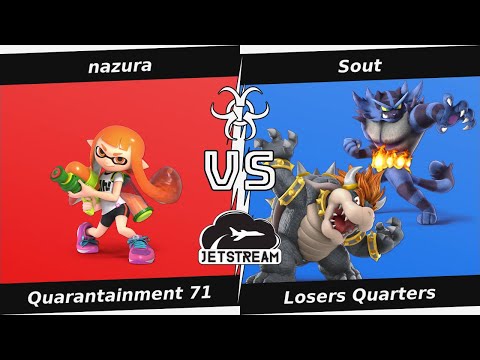 Quarantainment 71 Losers Quarters - nazura (Inkling) Vs Sout (Bowser, Incineroar) - SSBU