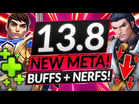 NEW PATCH 13.8 is BUSTED - HUGE Champion BUFFS and NERFS (Ezreal OP?) - LoL Meta Guide