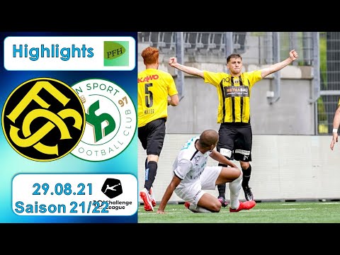 Highlights: FC Schaffhausen vs Yverdon - Sport FC (29.08.21)