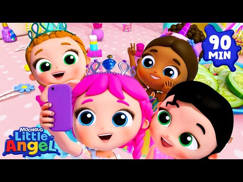 Jill's Birthday Spa Party | Nursery Rhymes for kids - Little Angel