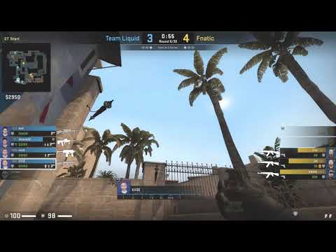 CS:GO POV Demo Liquid EliGE (26/14) vs Fnatic (de_mirage)