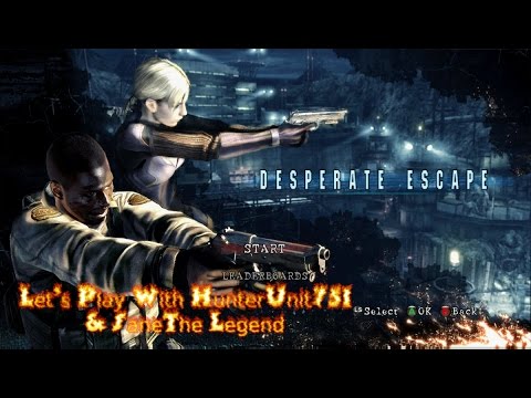 Resident Evil 5 | Desperate Escape | Co op Let's Play With Sane & Hunter