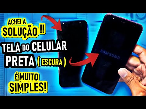 TELA DO CELULAR PRETA MAIS FUNCIONA? Veja como resolver sem sair de casa! (Solução Simples)