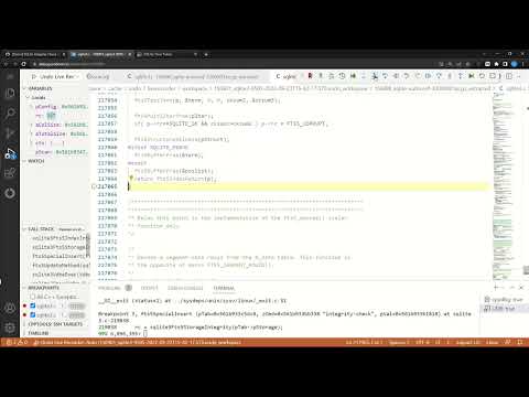 A complete example: debugging an open source program with LiveRecorder