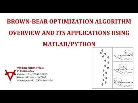 Brown Bear Optimization Algorithm Overview And Its Applications Using Matlab Python