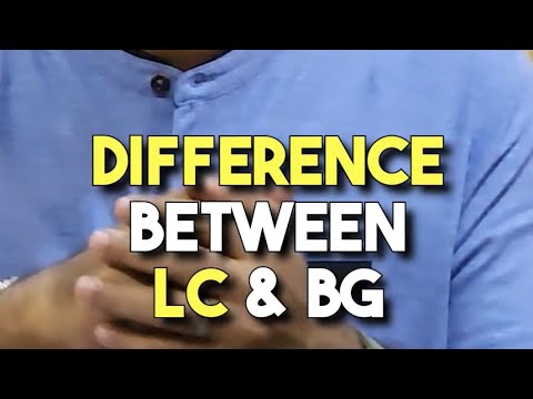 Difference between letter of credit and bank guarantee