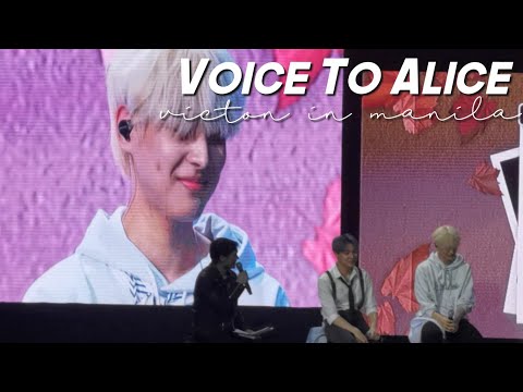 Victon In Manila: BYUNGCHAN'S AEGYO | Voice To Alice in MNL 12212019