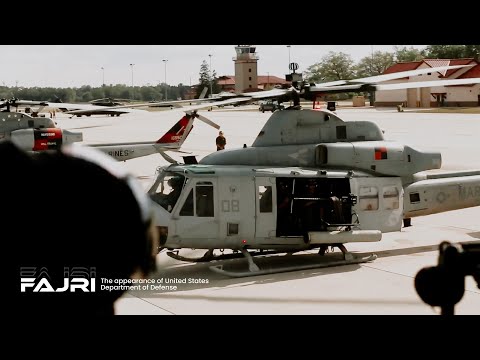 HMLA-167 Firing the Monstrously Powerful GAU-21 .50-caliber Machine Gun