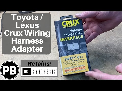 Crux Toyota Wiring Harness Adapter Unboxing | SWRTY-61J