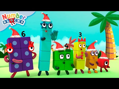 🎉 Jingle Bell Pattern Party 🔔 | 1 HOUR | Learn to Count for Kids | Number Cartoon | Numberblocks - Kingdom Kids Zone, Little Learners - Numberblocks