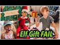 Elf On The Shelf FAIL Elf On The Shelf Returns Toddler Sees SANTA