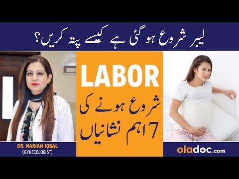 SIGNS OF LABOR IN URDU - Pregnancy Me Labor Pain Symptoms - Labour Ki Nishaniyan - WATER BAG LEAKAGE