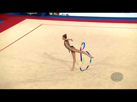 SERGAEVA Dariia (RUS) - 2019 Rhythmic Junior Worlds, Moscow (RUS) - Qualifications Ribbon