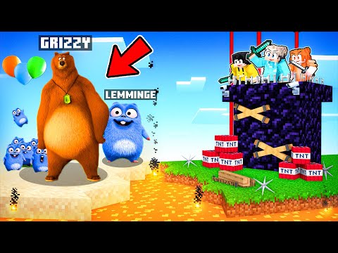 GRIZZY & LEMMINGE vs SICHERSTES HAUS in Minecraft !?