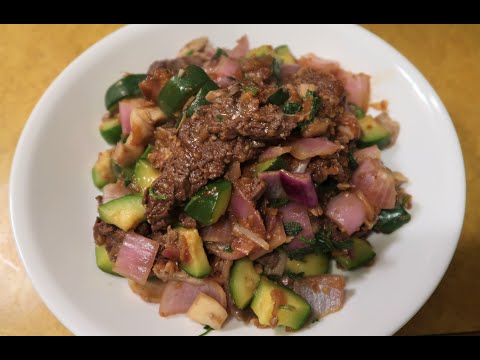 AIP "MINCED"! On-the-fly Peach Tamarind Beef Stir Fry