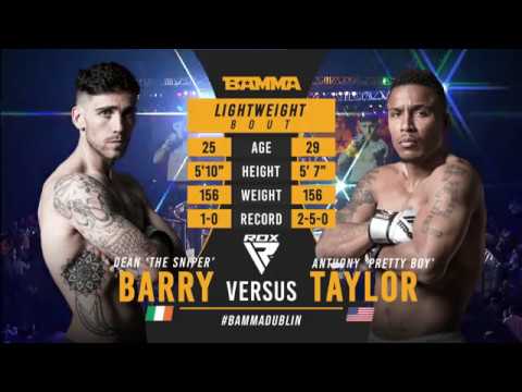 Anthony Taylor vs Dean Barry full fight