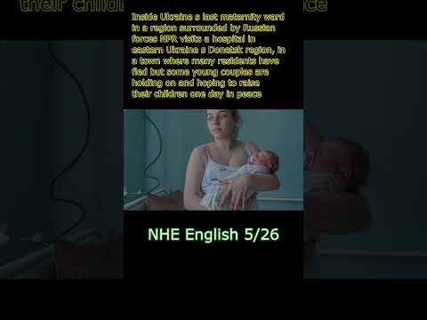 Inside Ukraine's last maternity ward in a region surrounded by Russian forces #news #headlines #NHE