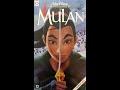 Opening To Disney S Mulan VHS Norwegian Norsk