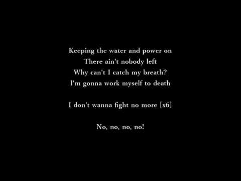 Alabama Shakes - Don't Wanna Fight (lyrics)