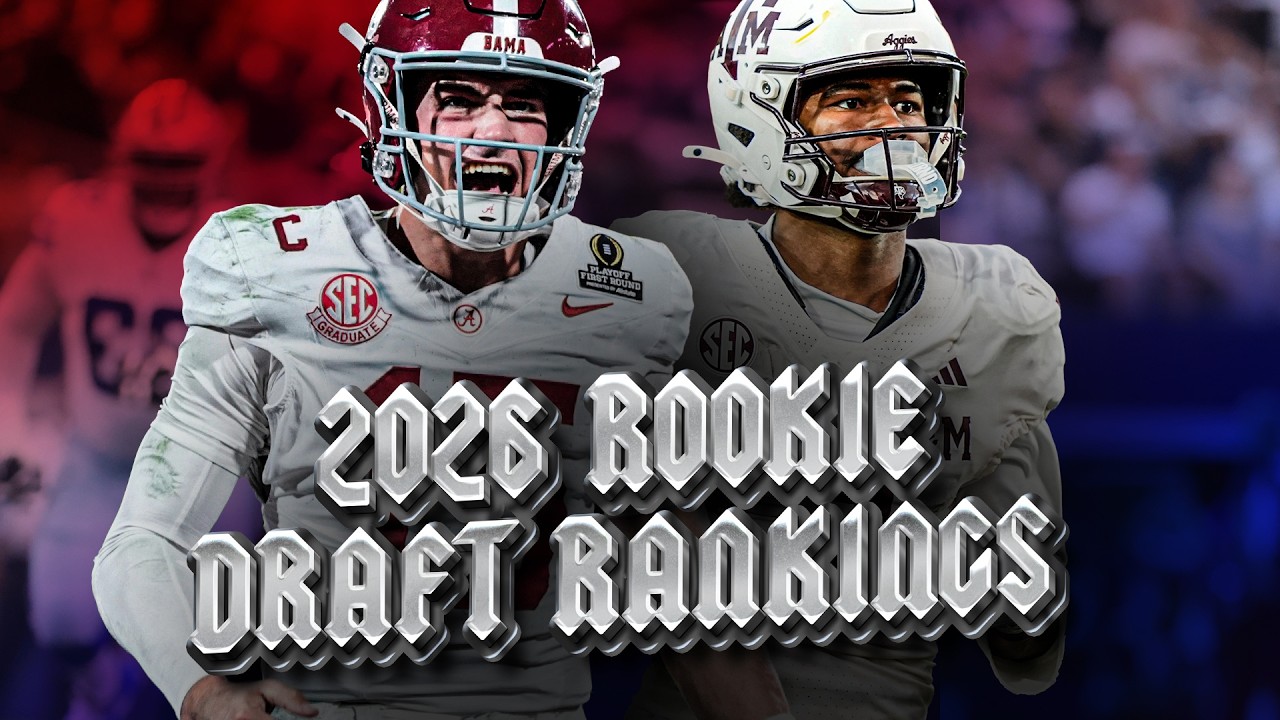 Rookie Draft Rankings + Weighing Draft Capital | Dynasty Fantasy Football 2026