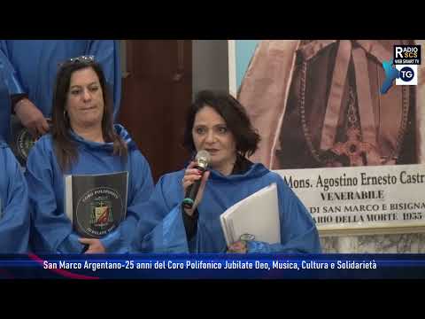 TG - 25 anni del Coro Polifonico Jubilate Deo di San Marco Argentano