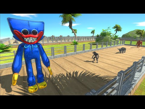 Huggy Wuggy OASIS DEATH RUN - Animal Revolt Battle Simulator