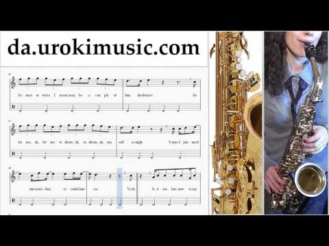 Lær At Spille Saxofon (Alt) Justin Bieber - Sorry Lektioner Sange Del#2 um-i246