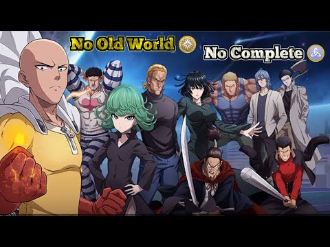 *No NEW Complete/ Old World Character Update* - One Punch Man Road to Hero 2.0