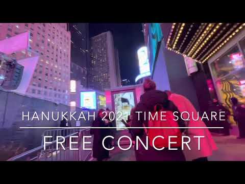 Happy Hanukah || SHINE A LIGHT ||  Time Square ||  New York || November 29 -2021