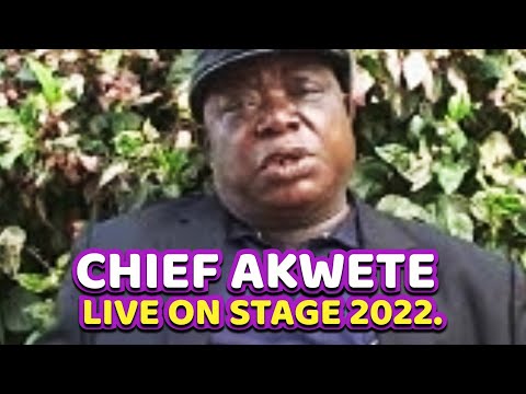CHIEF AKWETE PERFORMS (NWA EZE) LIVE ON STAGE, ENJOY. (IKA WATCH)