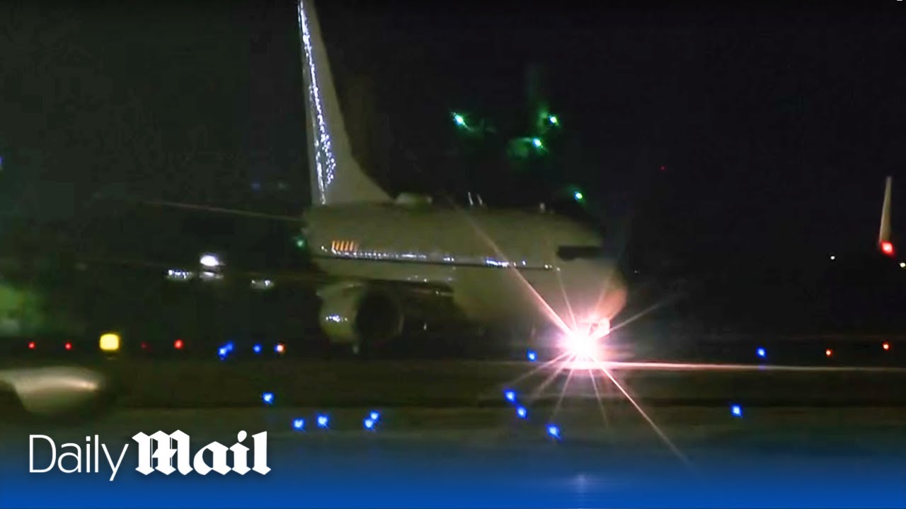 LIVE: Newly-released prisoners arrive at U.S. military base en route to medical facility in Texas
