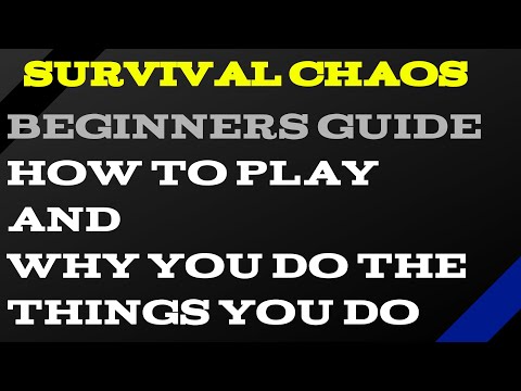 BEGINNERS TUTORIAL ON THE BASICS OF SURVIVAL CHAOS | Warcraft 3 Reforged