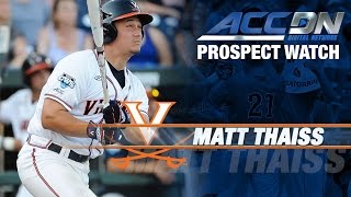 Matt Thaiss drafted 16th overall in first round