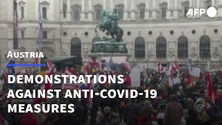Protests in Vienna against anti-Covid-19 measures | AFP