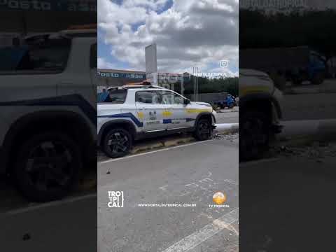 Acidente envolvendo blogueiro de Poço Branco é registrado em vídeo