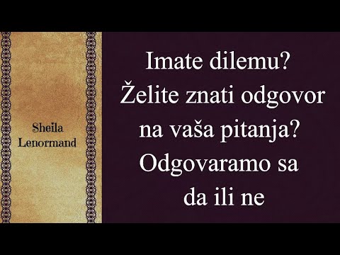 Imate dilemu? Želite znati odgovor na vaša pitanja? Odgovaramo sa da ili ne