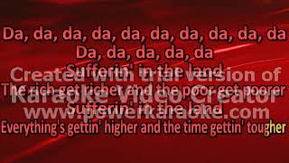 Jimmy Cliff - Sufferin' in the Land Karaoke