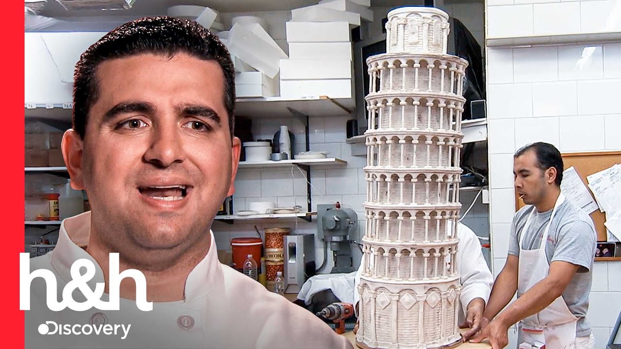 Buddy cria um bolo de casamento que reproduz a Torre de Pisa inclinada  | Cake Boss | H&H Brasil