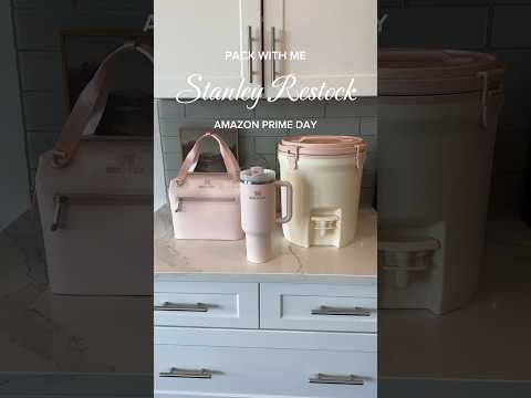 Restock my Stanley’s for a girls trip 💅#amazonfinds2024 #restockasmr #asmrrestock #restockingasmr