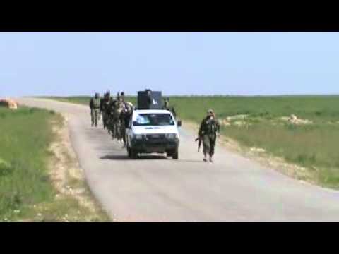 رصد للمسير اليومي ضمن التدريبات التي يخوضها مقاتلوا كتيبة شعلة الإسلام في ريف حماة