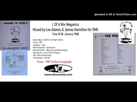 L Of A Mix Megamix (DMC Mix by Les Adams & James Hamilton Jan 1988)
