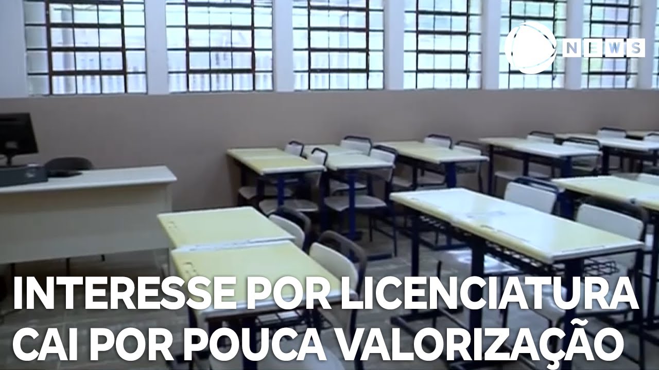 Falta de valorização faz cair interesse por licenciatura