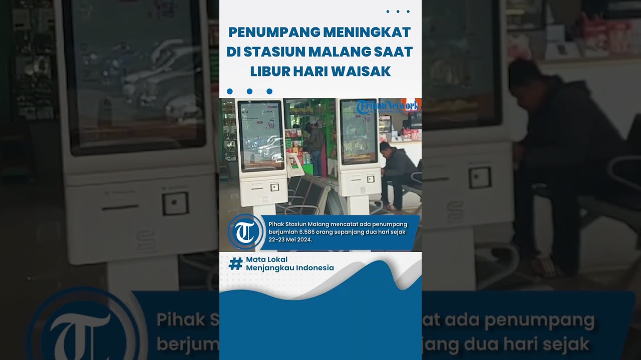 Penumpang Kereta Api Meningkat di Stasiun Malang Jatim saat Libur Hari Raya Waisak
